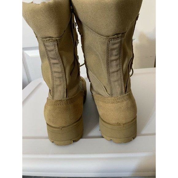 Vibram‎ Men’s Sz 5W Desert Combat Work Boots Tan